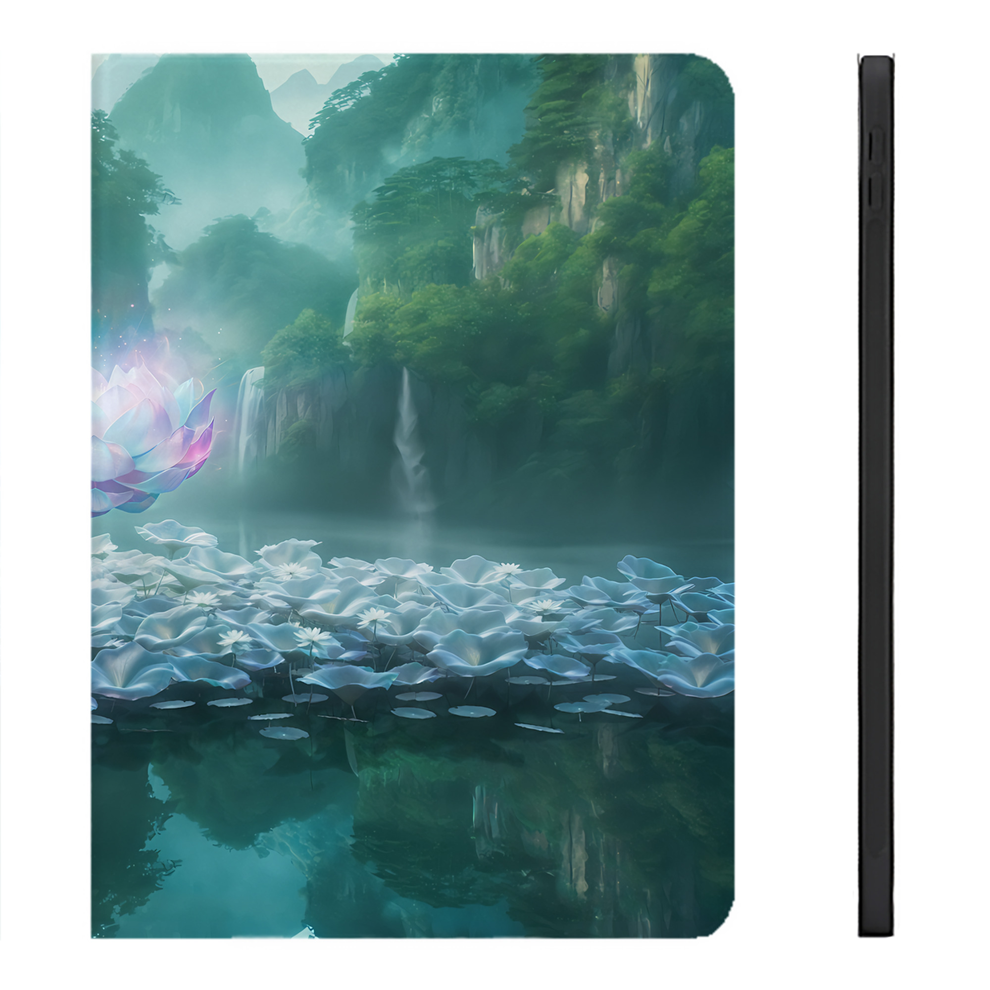 （画像用） Ne Zha 2 ナタ 魔童の大暴れ IPadケース ペンホルダー付き ブックスタイルデザイン